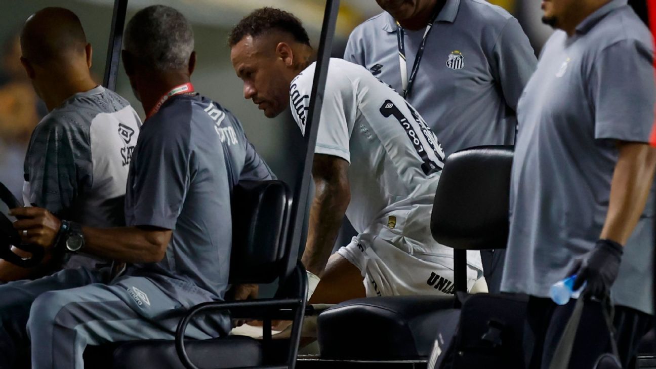 Neymar iese în lacrimi după o întârziere a accidentării proaspete