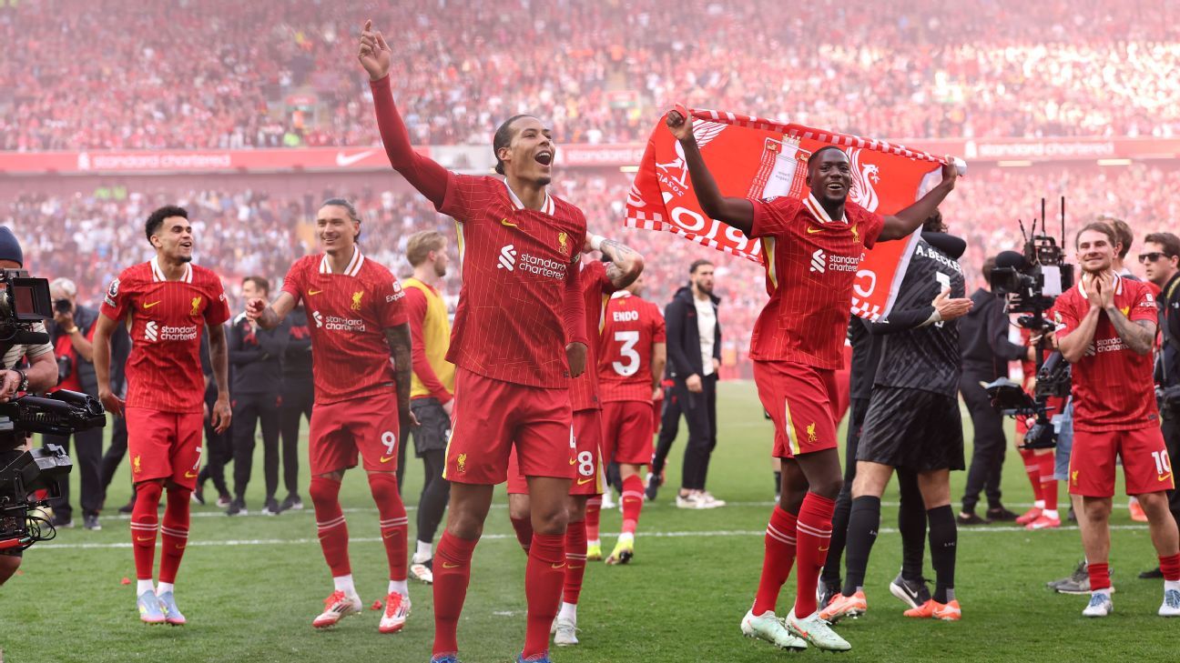 Titlul Liverpool Clinch Prem, Match Man Utd Record