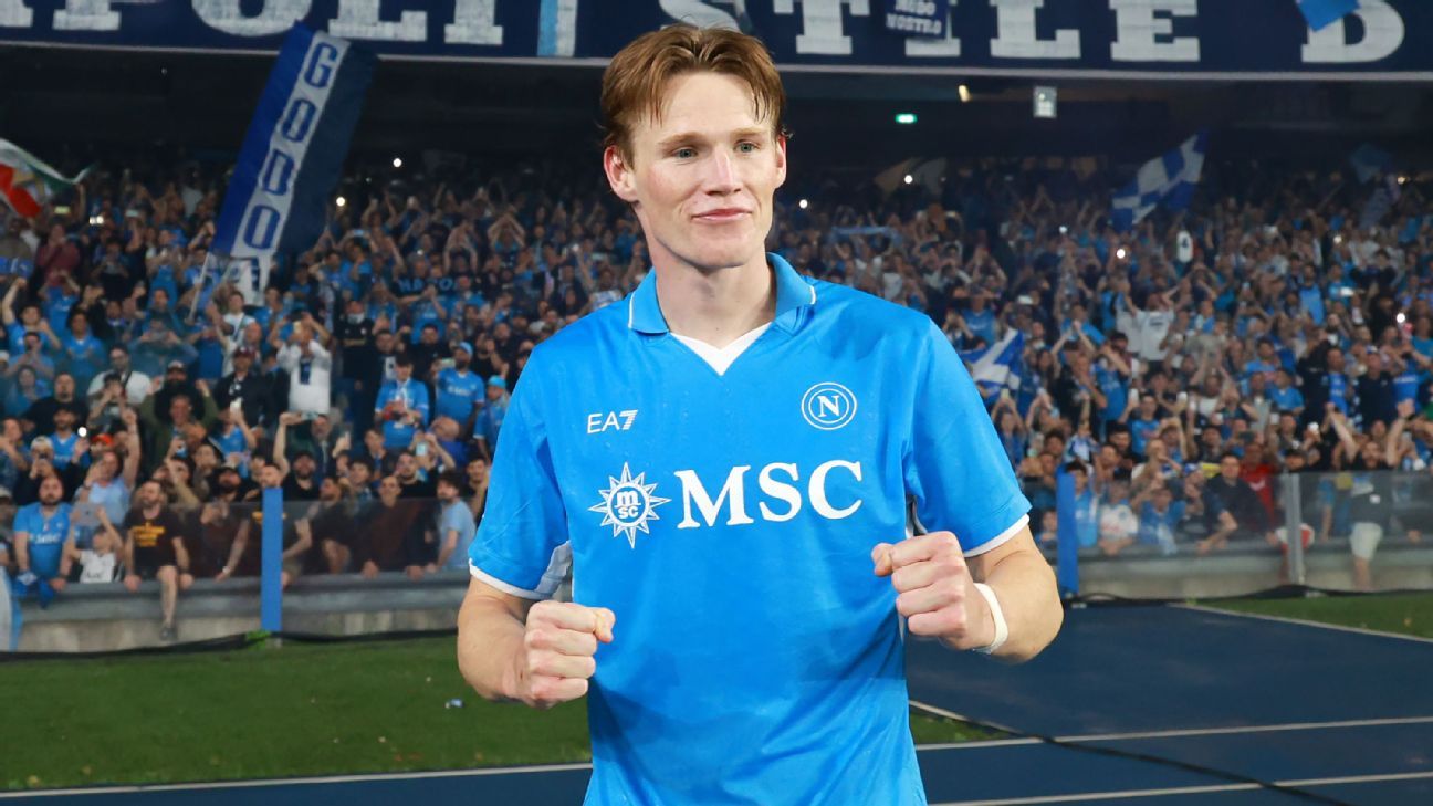 Eroul Napoli McTominay câștigă seria MVP Award