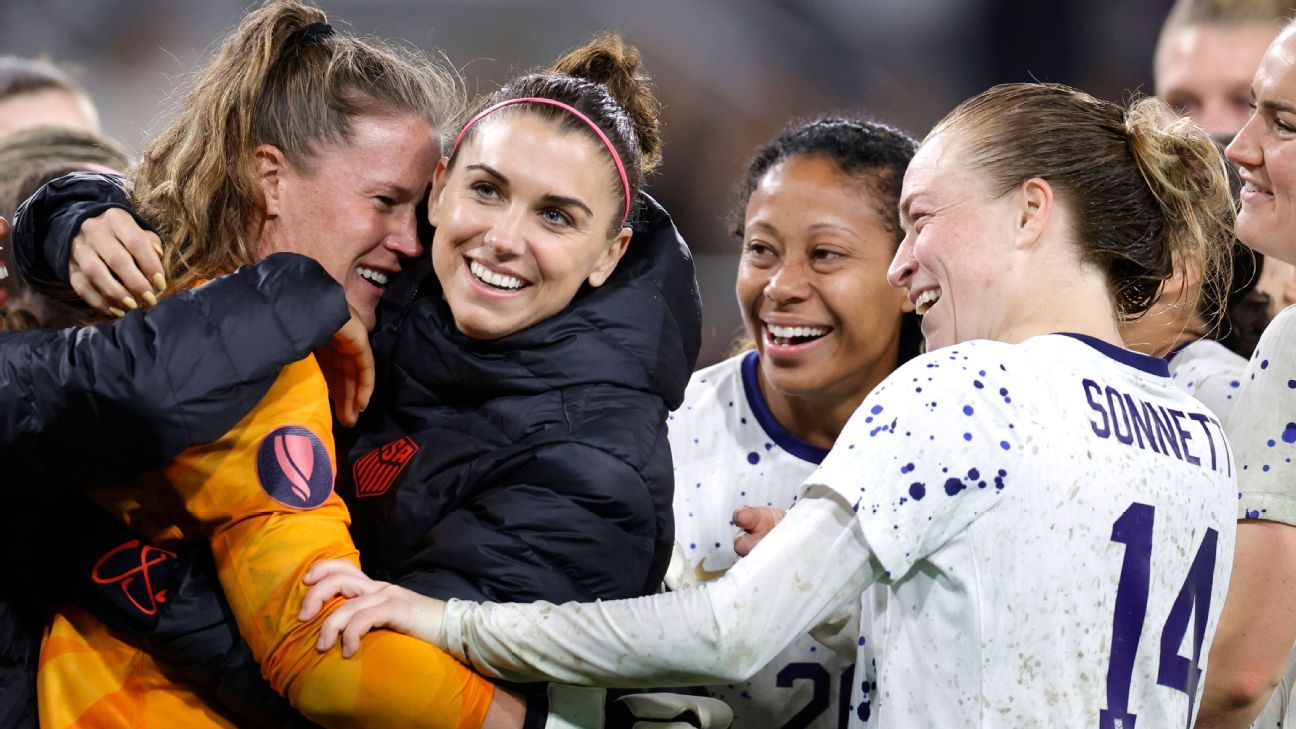 Jocuri de octombrie uswnt pentru a -l onora pe Morgan, Naeher