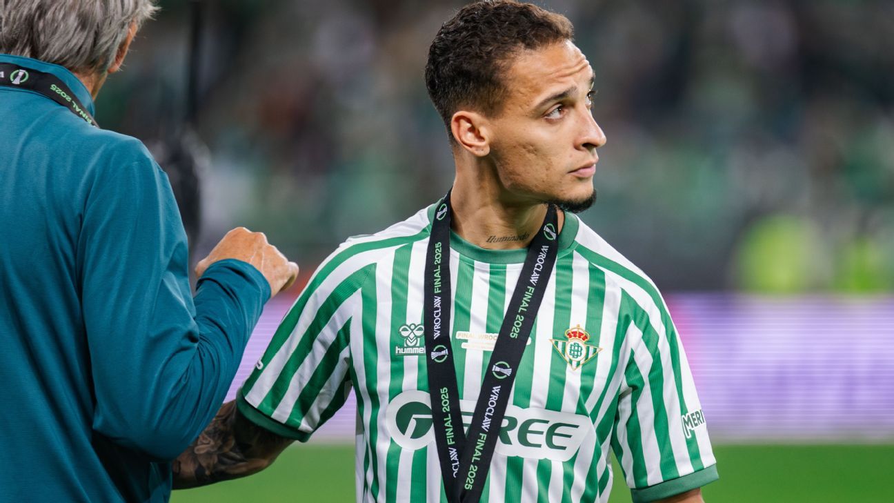 Betis -șef de speranță de la Antony Loan Return de la UTD