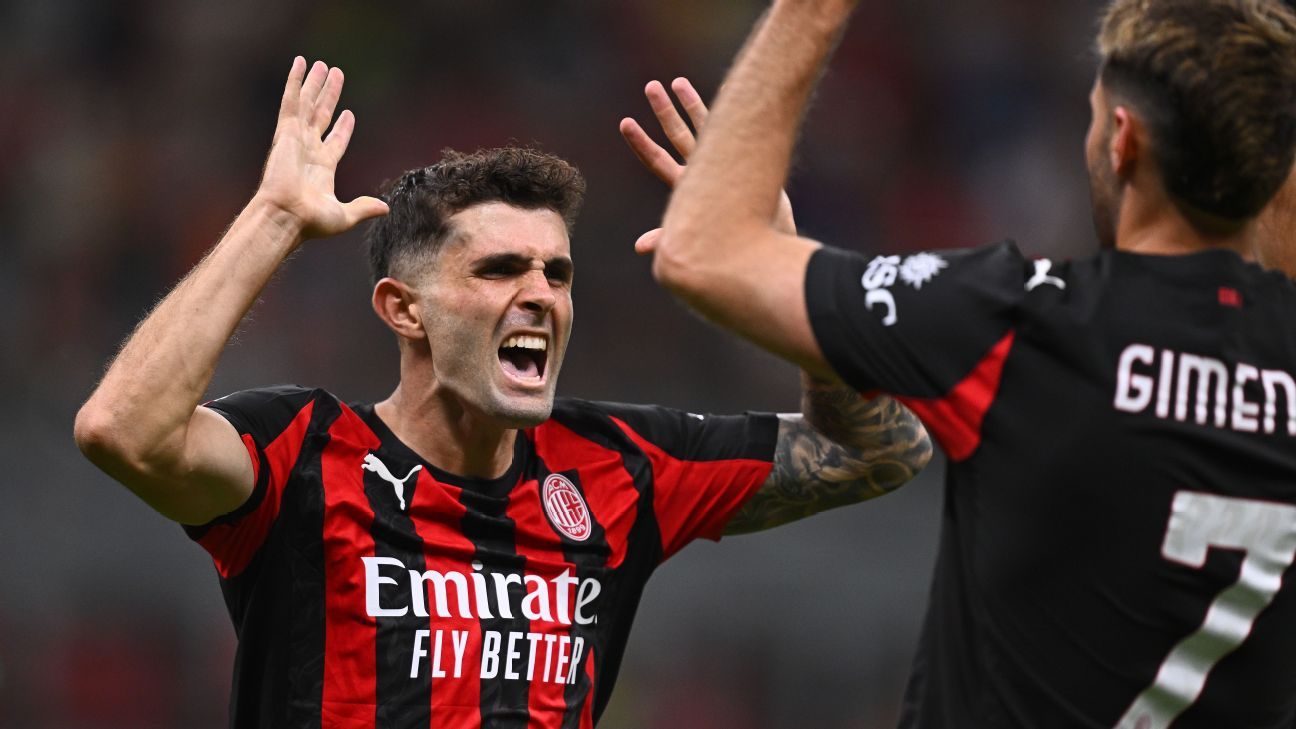 Scorurile Pulisic, debutează modric în Milan Coppa Win