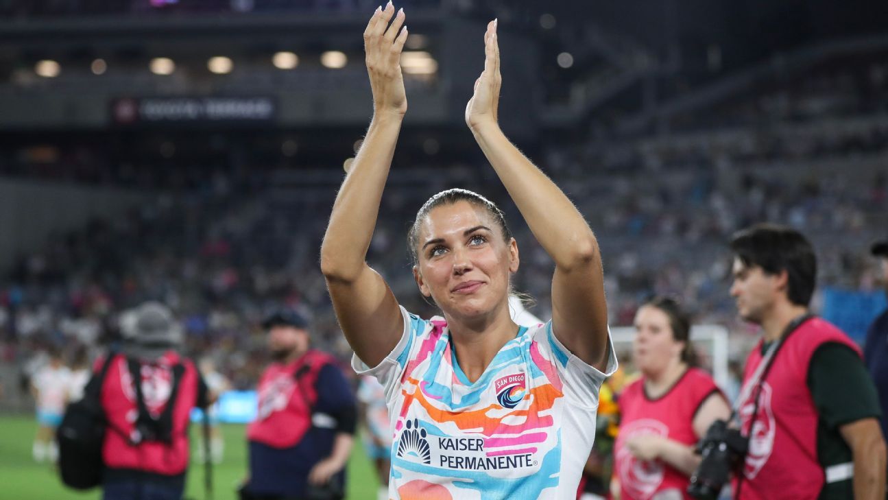 Alex Morgan nemulțumit de stele părăsind NWSL