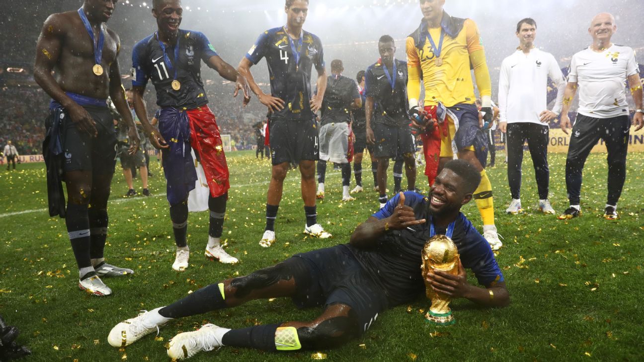Câștigător al Cupei Mondiale plasate de accidentări Umtiti, 31 de ani, se retrage
