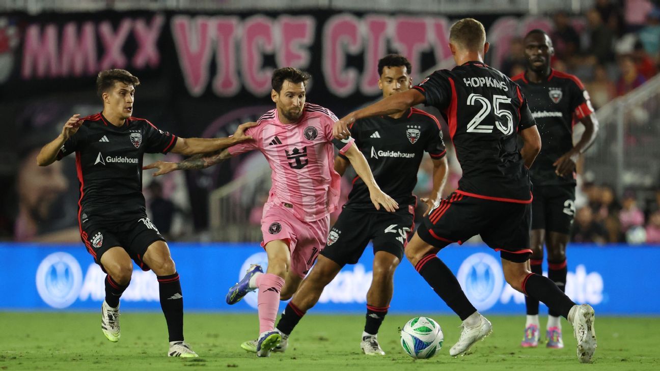 Messi marchează BRACE în timp ce Miami bate DC United