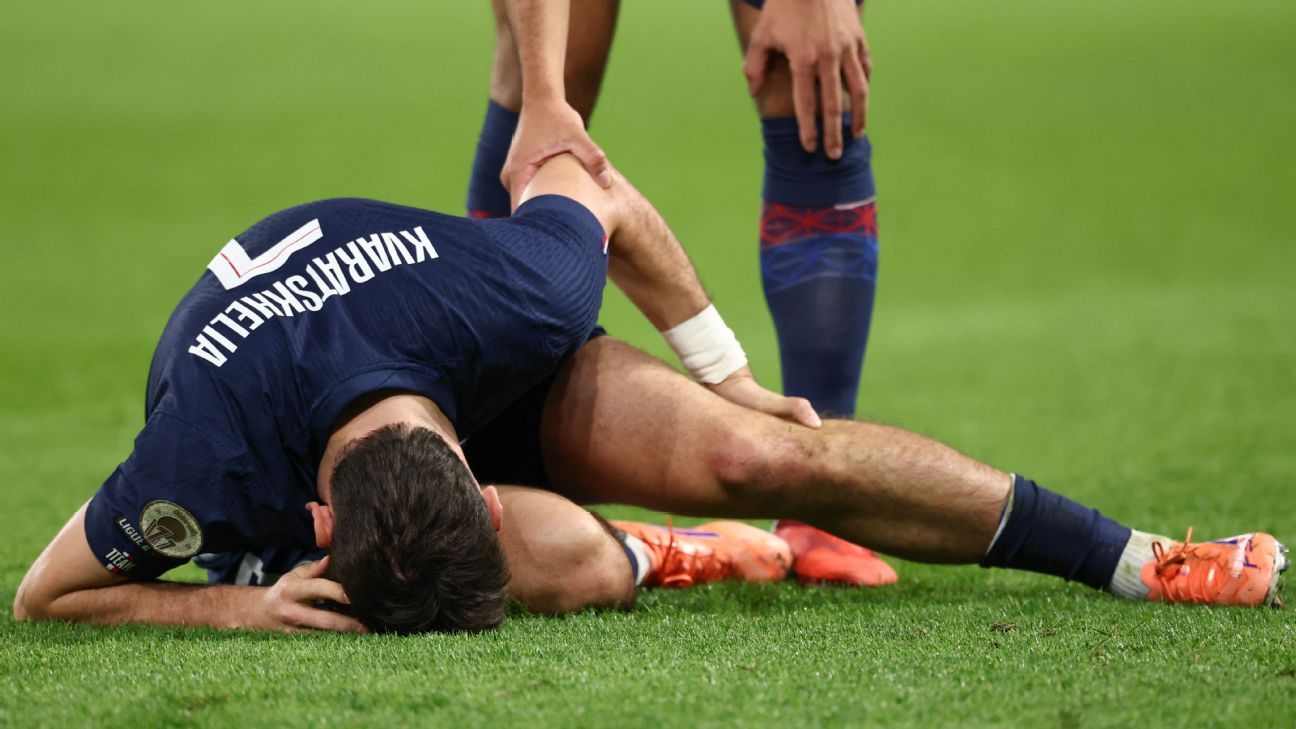 Vitinha, Kvara se adaugă la Criza de vătămare PSG pre-bar