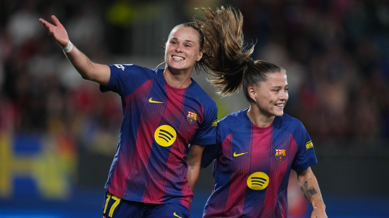 Barça a pus 7 trecut Bayern în început emfatic la UWCL