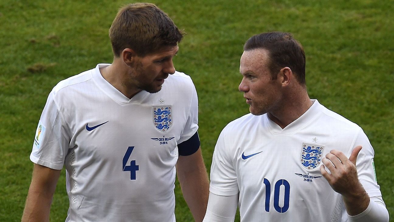 Rooney nu este de acord cu luarea Angliei lui Gerrard