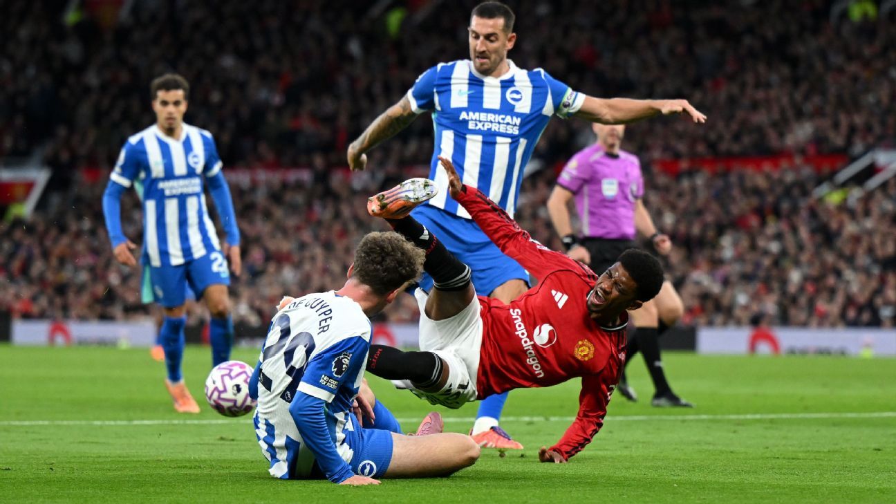 Revizuirea VAR: Ar fi trebuit Man United să aibă un penalty împotriva Brighton?