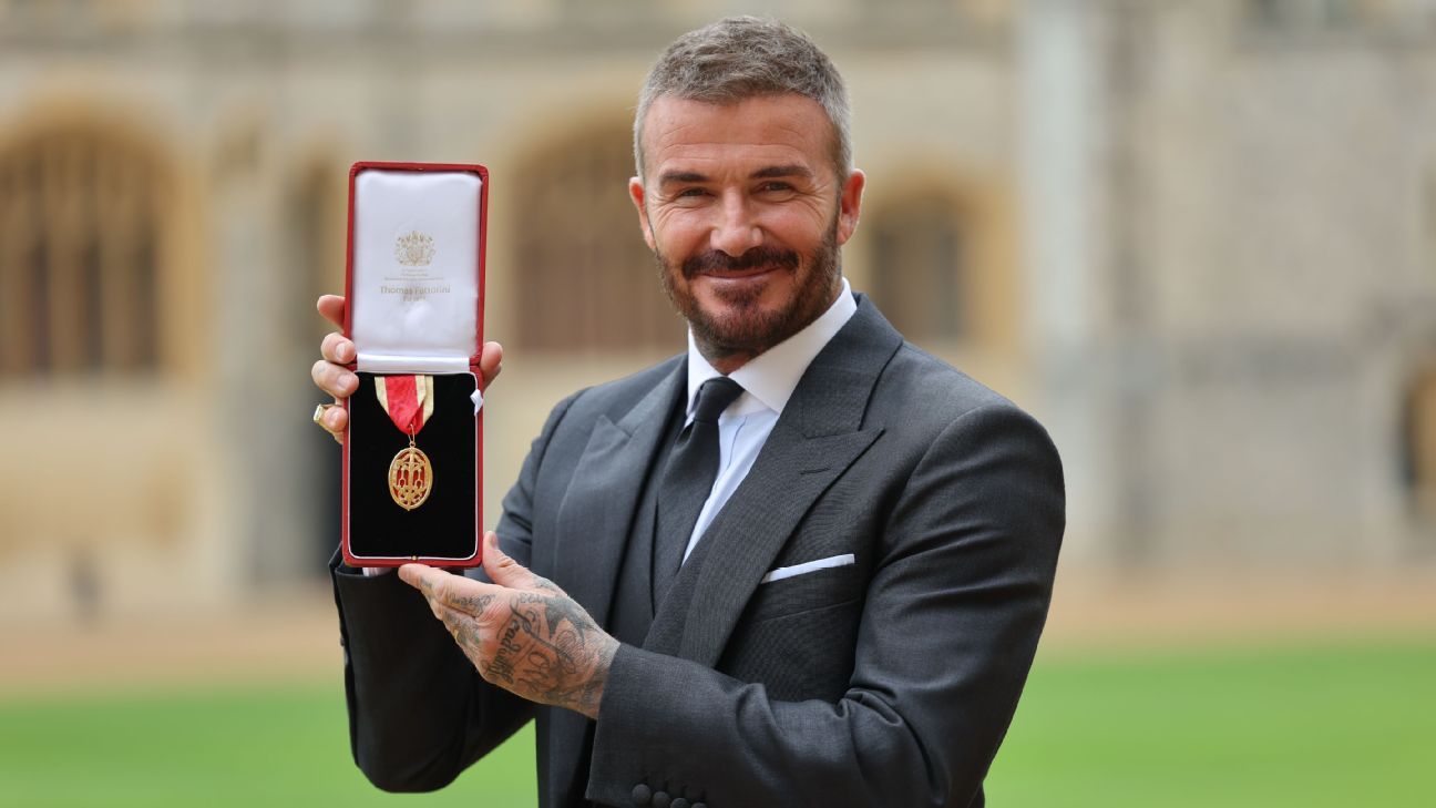 🏅 Sir David Beckham primește titlul de cavaler