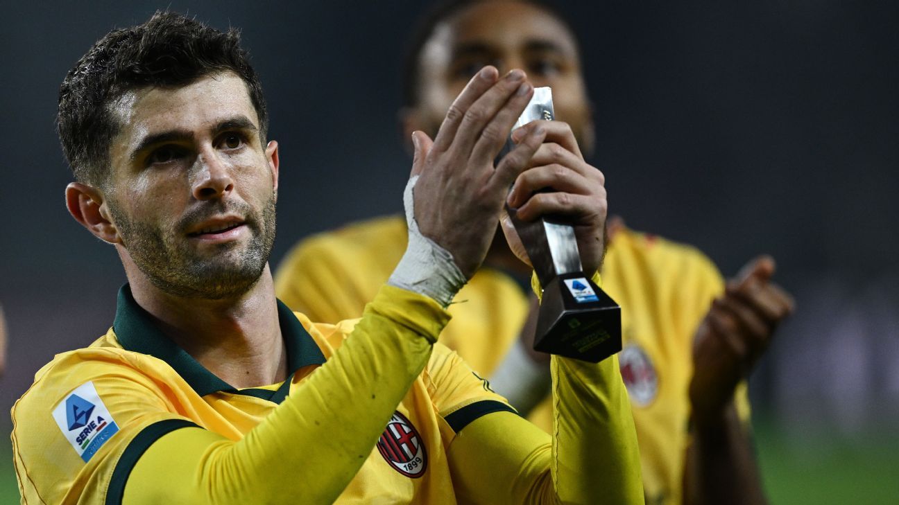 „Adevărat mort” Pulisic a marcat 2 ca Milan în fruntea Seriei A