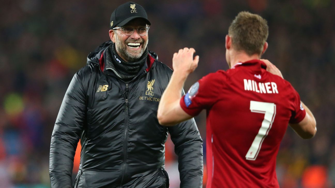 Klopp: Succesul Liverpool este imposibil fără Milner